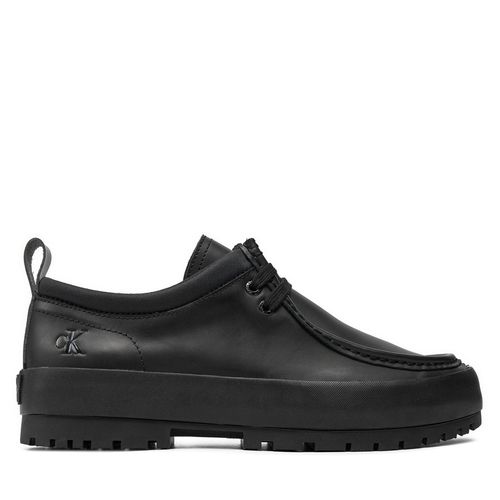 Chaussures basses Calvin Klein Jeans Lugged Hybrid Apron Laceup In YM0YM01139 Noir - Chaussures.fr - Modalova