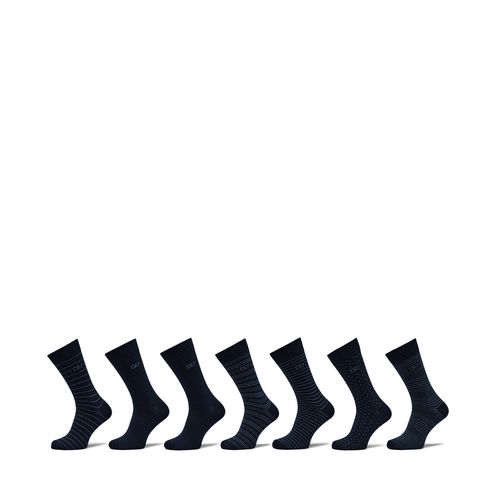Lot de 7 paires de chaussettes hautes Cristiano Ronaldo CR7 8190-80-9001 Bleu marine - Chaussures.fr - Modalova
