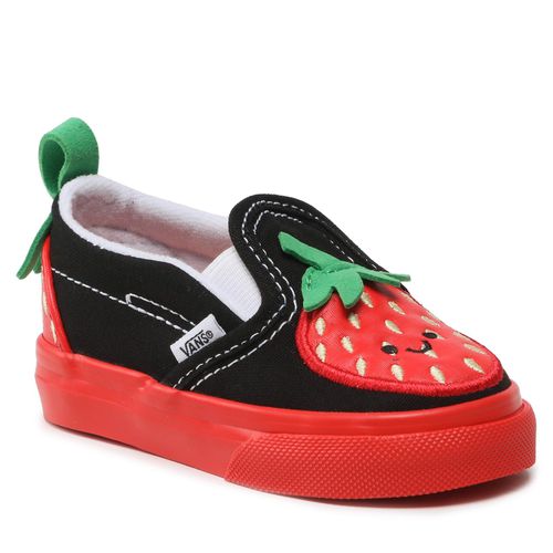 Tennis Vans Slip-On Berry VN0005WHREB1 Red/Black - Chaussures.fr - Modalova