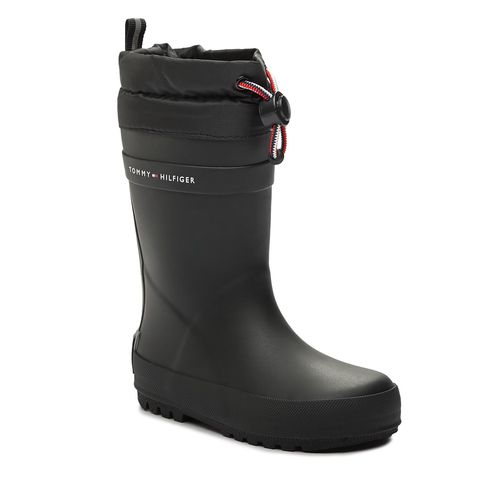 Bottes de pluie Tommy Hilfiger T3X6-33167-0047999 M Black 999 - Chaussures.fr - Modalova