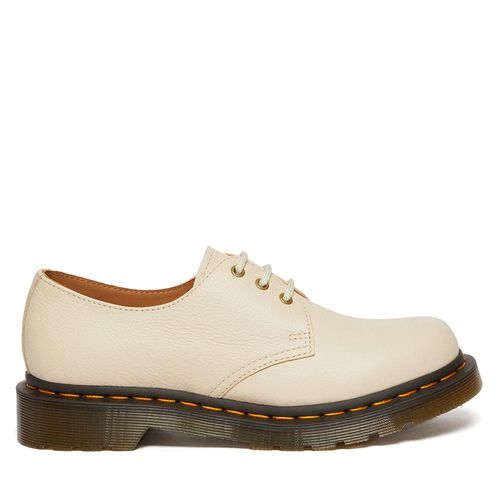 Chaussures Rangers Dr. Martens 1461 Virginia Beige - Chaussures.fr - Modalova