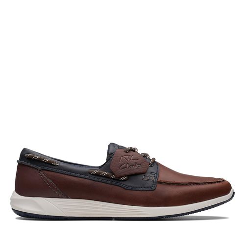 Mocassins Clarks ATL Sail Go 26170335 Bleu marine - Chaussures.fr - Modalova