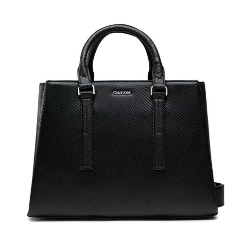 Sac à main Calvin Klein Elevated Tote Md Saffiano K60K610195 BAX - Chaussures.fr - Modalova