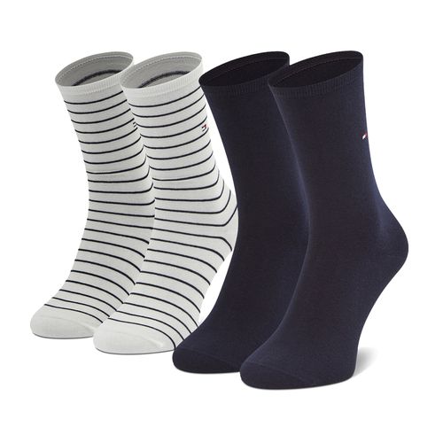 Lot de 2 paires de chaussettes hautes Tommy Hilfiger 100001494 Off White 002 - Chaussures.fr - Modalova