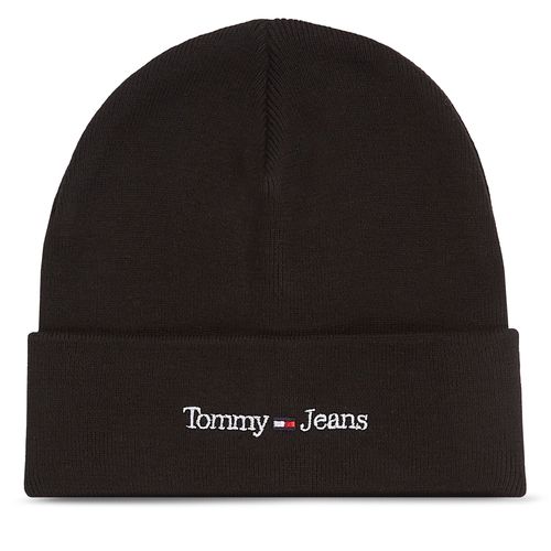 Bonnet Tommy Jeans AM0AM11340 Noir - Chaussures.fr - Modalova