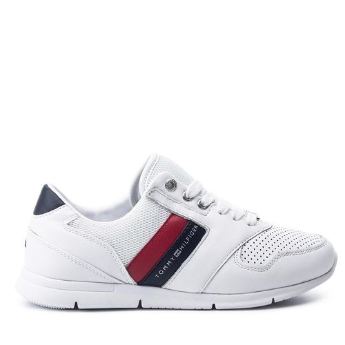 Sneakers Tommy Hilfiger Lightweight Leather FW0FW04261 Blanc - Chaussures.fr - Modalova