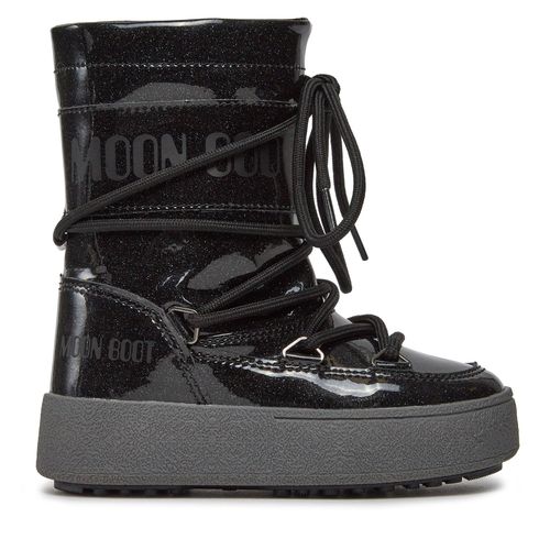 Bottes de neige Moon Boot Jtrack Tube Glitter 34301000004 Black 004 - Chaussures.fr - Modalova