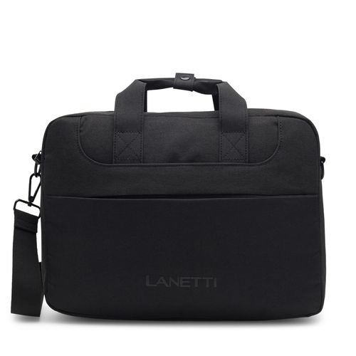 Sac ordinateur Lanetti LAN-K-007-04L Noir - Chaussures.fr - Modalova