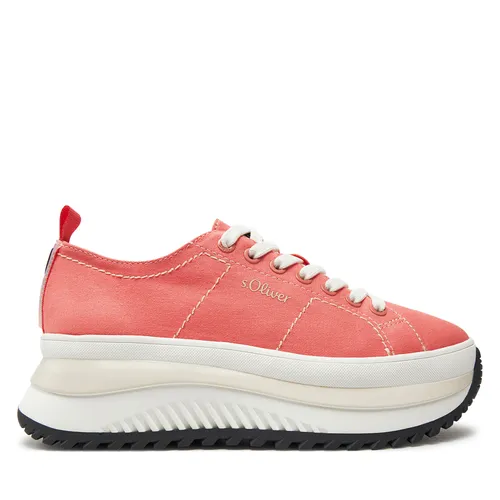 Sneakers s.Oliver 5-23657-42 Corail - Chaussures.fr - Modalova