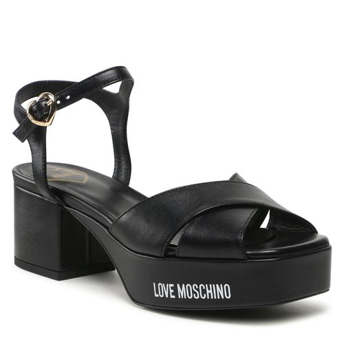 Sandales LOVE MOSCHINO JA16085G1GIE0000 Noir - Chaussures.fr - Modalova