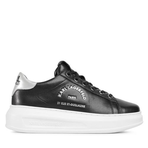 Sneakers KARL LAGERFELD KL62538 Black Lthr W/Silver - Chaussures.fr - Modalova