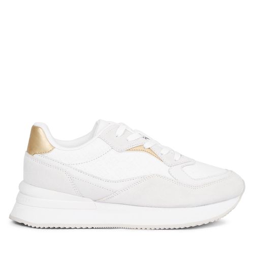 Sneakers Tommy Hilfiger Lux Monogram Runner FW0FW07816 White YBS - Chaussures.fr - Modalova