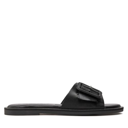 Mules / sandales de bain Tamaris 1-27105-42 Black Leather 0A3 - Chaussures.fr - Modalova
