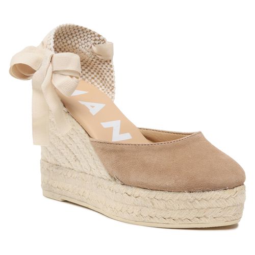 Espadrilles Manebi Wedge Espadrilles W 1.9 WV Vintage Taupe - Chaussures.fr - Modalova