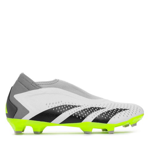 Chaussures adidas Predator Accuracy.3 Laceless Firm Ground Boots GZ0021 Blanc - Chaussures.fr - Modalova