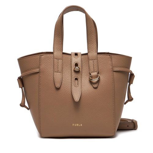 Sac à main Furla Net Mini Tote BASRFUA-HSF000-1257S-9107 Greige - Chaussures.fr - Modalova