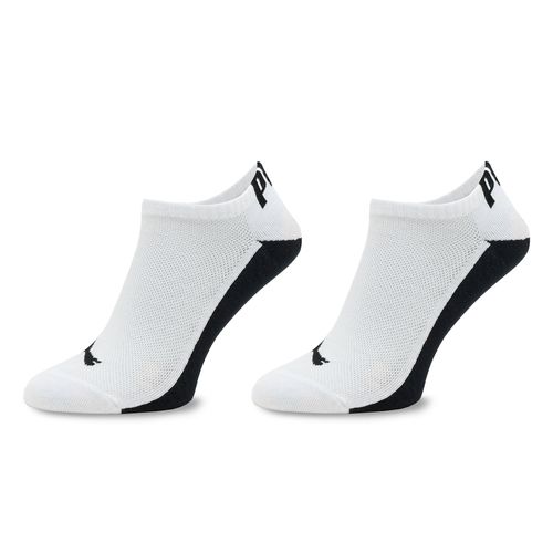 Lot de 2 paires de chaussettes basses Puma Men Back Logo Sneaker 2P 938011 White / Black 02 - Chaussures.fr - Modalova