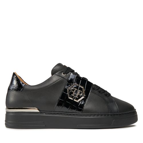 Sneakers PHILIPP PLEIN Leather Lo-Top Sneakers AACS USC0513 PLE010N Black 02 - Chaussures.fr - Modalova