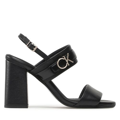 Sandales Calvin Klein Block Hl Sandal 85Hh W/Hw HW0HW01486 Noir - Chaussures.fr - Modalova