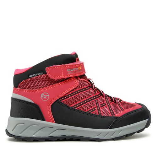 Chaussures de trekking Regatta Samaris V Mid Jnr RKF508 Dark Cerise/Neon Pink - Chaussures.fr - Modalova