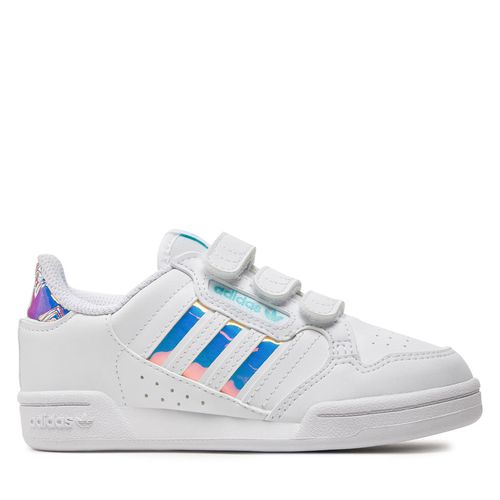 Chaussures adidas Continental 80 Stripes GZ3257 Ftwwht/Ftwwht/Pulaqu - Chaussures.fr - Modalova