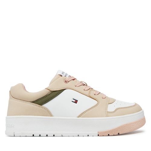 Sneakers Tommy Hilfiger Low Cut Lace-Up Sneaker T3A9-33527-1269 S Blanc - Chaussures.fr - Modalova