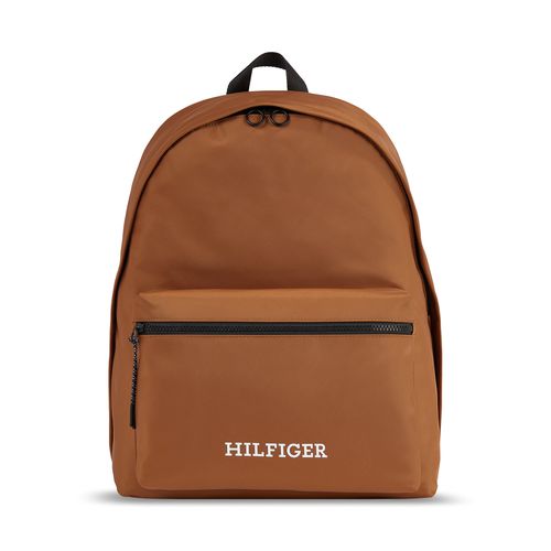 Sac à dos Tommy Hilfiger Th Monotype Dome Backpack AM0AM12112 Beige - Chaussures.fr - Modalova