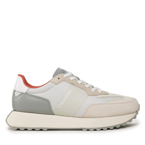 Sneakers Calvin Klein Low Top Lace Up Mix New HM0HM01238 Beige - Chaussures.fr - Modalova