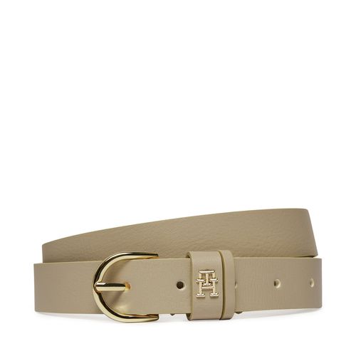 Ceinture Tommy Hilfiger Th Central Cc And Coin Beige - Chaussures.fr - Modalova