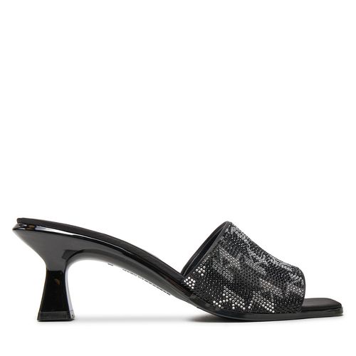 Mules / sandales de bain KARL LAGERFELD KL30112 Black Satin Textile w/Silver S0S - Chaussures.fr - Modalova
