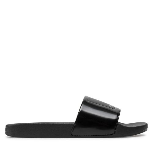 Mules / sandales de bain Calvin Klein Pool Slide Hf Logo HM0HM01466 Noir - Chaussures.fr - Modalova