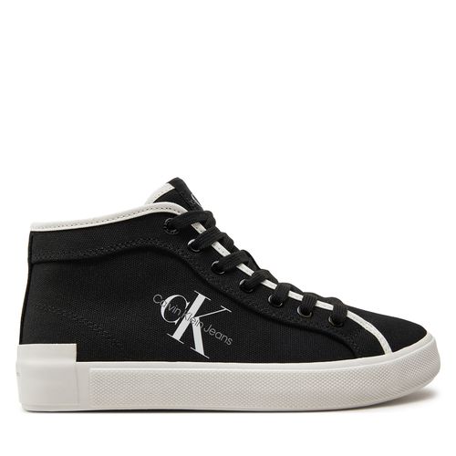 Sneakers Calvin Klein Jeans Skater Vulcanized High Cs Ml Mr YW0YW01454 Black/Bright White 0GM - Chaussures.fr - Modalova