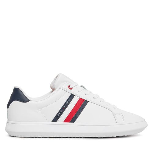 Sneakers Tommy Hilfiger Essential Leather Cupsole FM0FM04921 White YBS - Chaussures.fr - Modalova