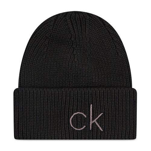 Bonnet Calvin Klein Essentials Beanie K60K608660 Noir - Chaussures.fr - Modalova