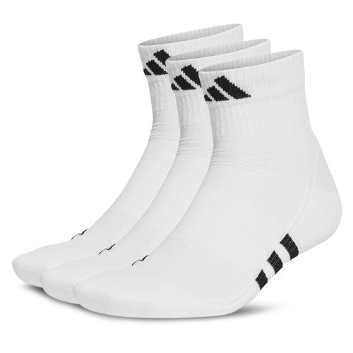 Lot de 3 paires de chaussettes basses unisexe adidas Mid-Cut Socks 3 Pairs HT3450 White/White/White - Chaussures.fr - Modalova