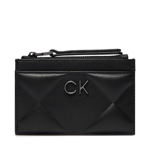 Étui cartes de crédit Calvin Klein Re-Lock Quilt Cardholder K60K611372 Ck Black BEH - Chaussures.fr - Modalova