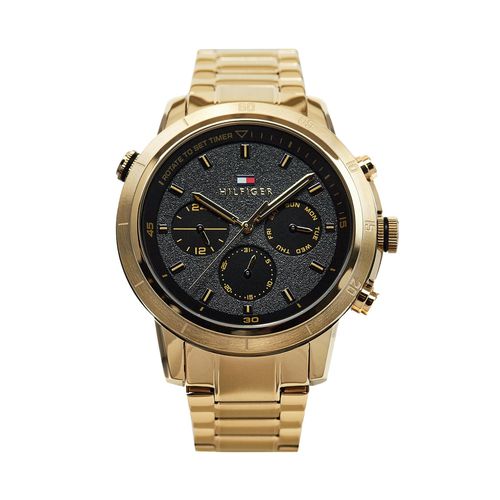 Montre Tommy Hilfiger Troy 1792109 Or - Chaussures.fr - Modalova