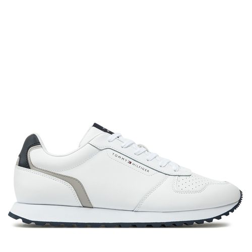 Sneakers Tommy Hilfiger New Runner Eva Mix Lth Flag FM0FM05453 Blanc - Chaussures.fr - Modalova