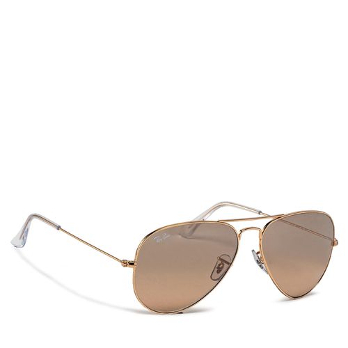 Lunettes de soleil Ray-Ban Aviator Large Metal 0RB3025 001/3E Or - Chaussures.fr - Modalova