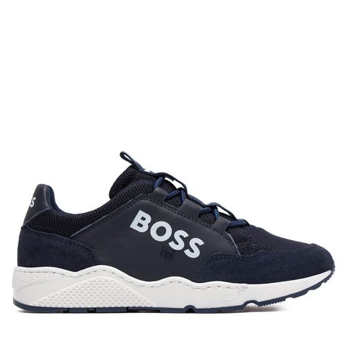 Sneakers Boss J50856 S Bleu marine - Chaussures.fr - Modalova