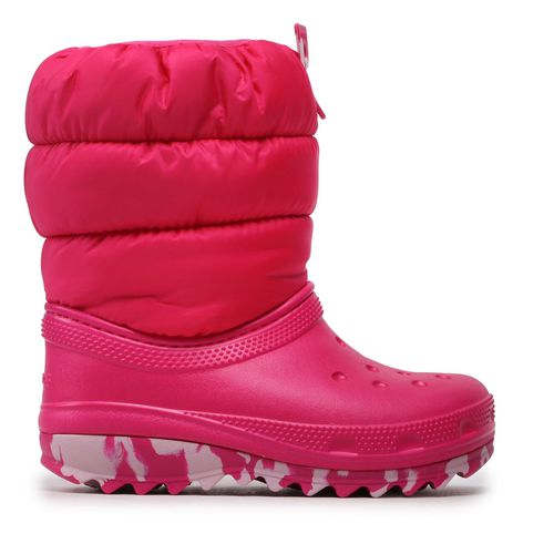 Bottes de neige Crocs Classic Neo Puff Boot K 207684 Rose - Chaussures.fr - Modalova