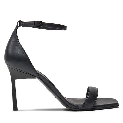Sandales Calvin Klein Heel Sandal 90 Pearl Lth HW0HW02066 Noir - Chaussures.fr - Modalova