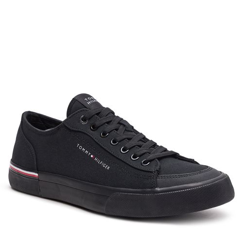 Tennis Tommy Hilfiger Corporate Vulc Canvas FM0FM04954 Black BDS - Chaussures.fr - Modalova