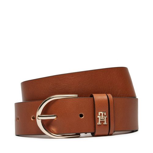 Ceinture Tommy Hilfiger Essential Effortless AW0AW16352 Marron - Chaussures.fr - Modalova