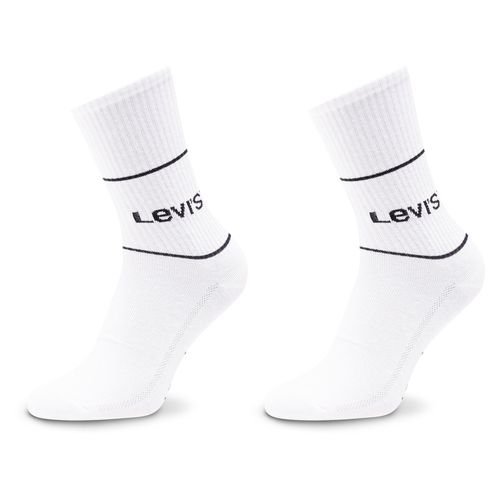 Lot de 2 paires de chaussettes hautes unisexe Levi's® 701210567 Blanc - Chaussures.fr - Modalova