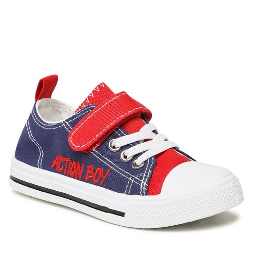 Sneakers Action Boy CF21209 Bleu marine - Chaussures.fr - Modalova