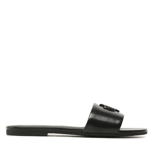 Mules / sandales de bain Calvin Klein Jeans Flat Sandal Slide Hw YW0YW00952 Noir - Chaussures.fr - Modalova