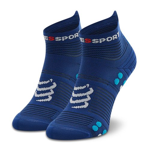 Chaussettes hautes unisex Compressport Pro Racing Socks V4.0 Run Low XU00047B_533 Bleu marine - Chaussures.fr - Modalova