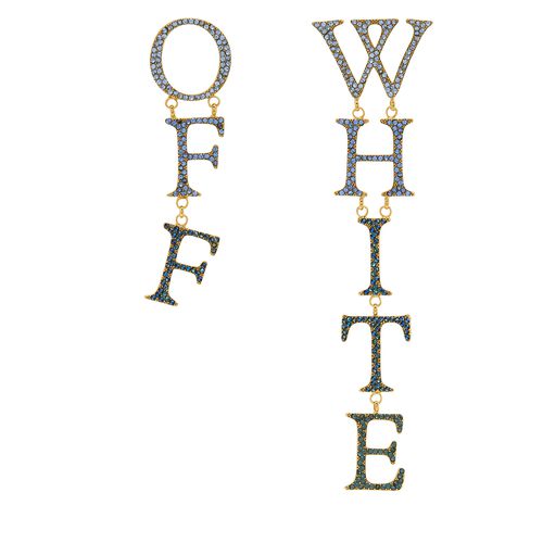 Boucles d'oreilles Off-White OWOD207S23MET0028445 Or - Chaussures.fr - Modalova