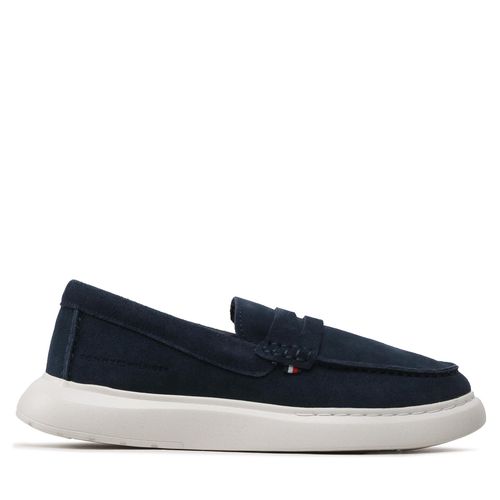 Loafers Tommy Hilfiger Hybrid Loafer FM0FM04440 Bleu marine - Chaussures.fr - Modalova